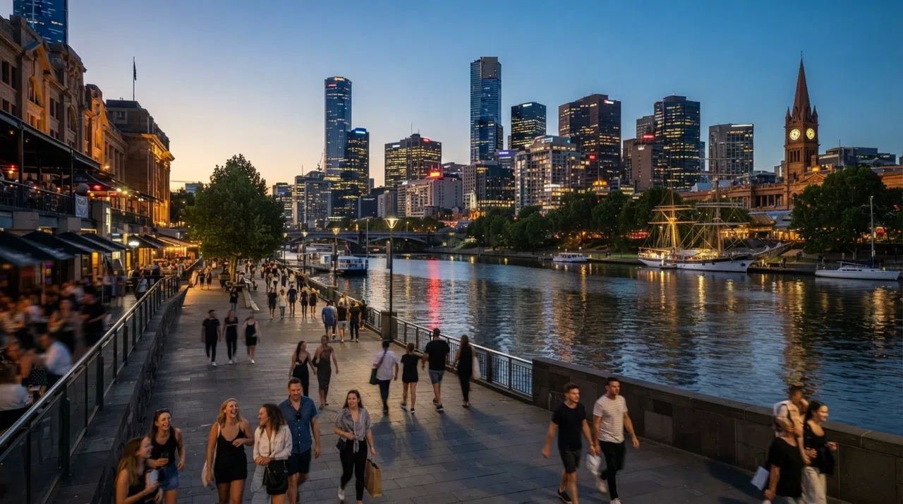Southbank, Melbourne: brillo junto al río, galerías y cócteles con vistas