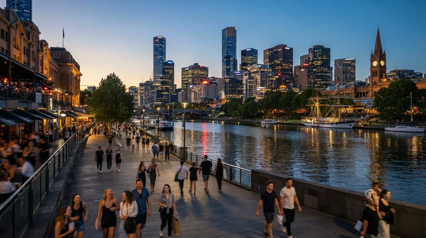 Southbank, Melbourne: brillo junto al río, galerías y cócteles con vistas